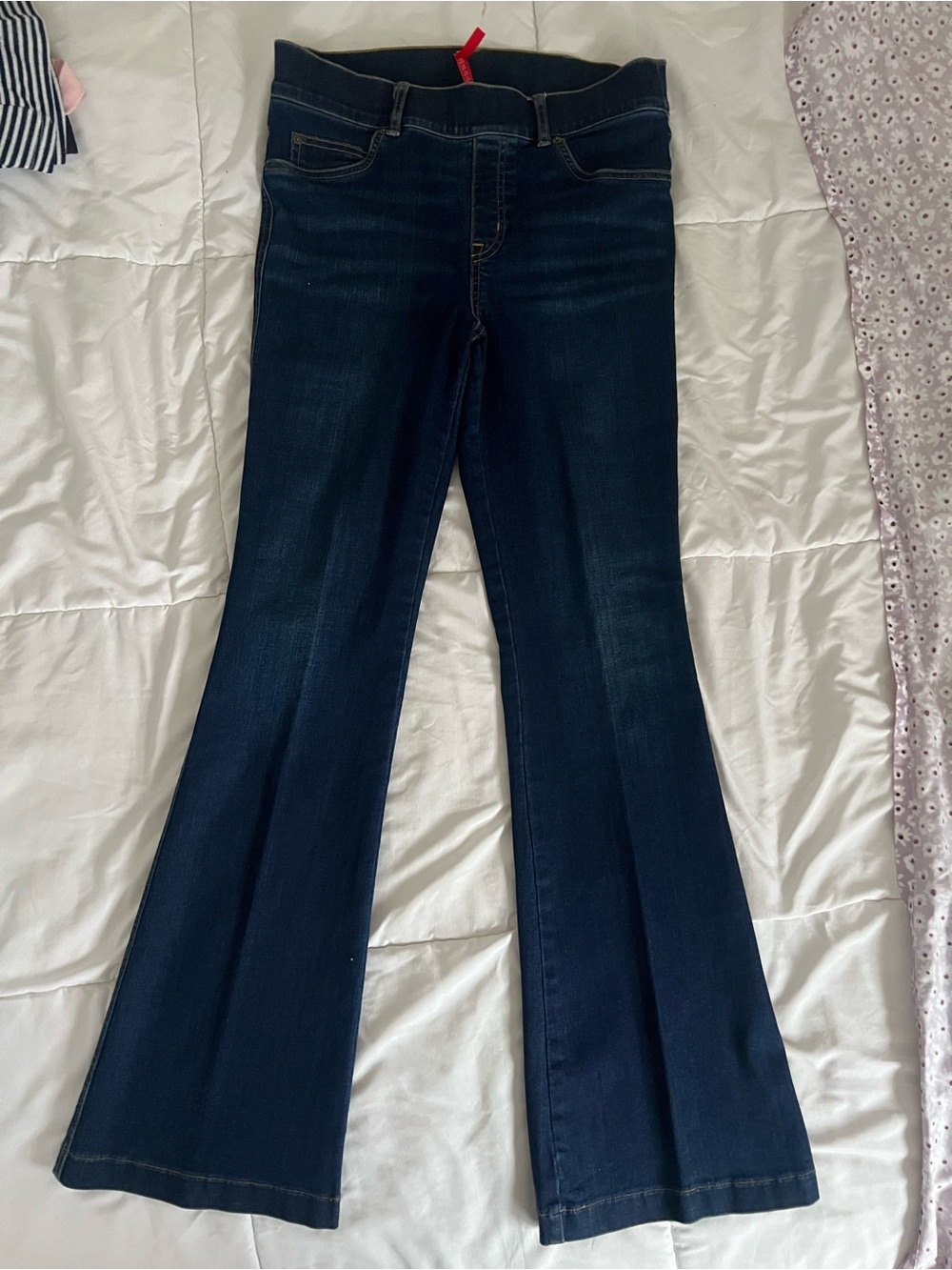 Spanx Dark Blue Flare Jeans